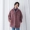 Sọc màu sắc tương phản áo len 2018 mùa thu và mùa đông mới của Hàn Quốc phiên bản của phần dài lỏng mỏng mỏng dày tweed coat