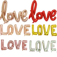 Алюминиевый фильм Connective Love Balloon Ball Ball Balloon Ball Ball Wedding Wedding Brais Baid Baid День рождения декоративный воздушный шар