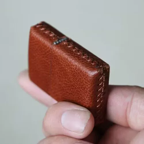 Зажигалка, кожаный защитный чехол, сумка для техники, из натуральной кожи, воловья кожа