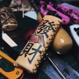 Креативная милая зажигалка ручной работы, кожаный чехол, делается под заказ, на удачу