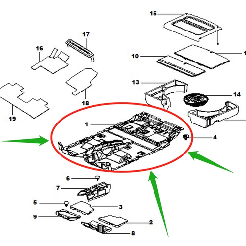 Адаптированный Changfeng Chietah CS10 Оригинальный автомобиль CFA6460 Фолор Cliking Crown Corpe Mading Mading