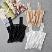 Mùa hè trắng ren sling vest phần ngắn bọc ngực ống hàng đầu để ngăn chặn ánh sáng cô gái sinh viên đồ lót phần mỏng