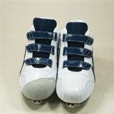 Белая дышащая бейсбольная обувь на липучке, с шипами, сделано на заказ
