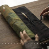 Чай Мао Фэн, кисть для письма, штора, точилка, большой пенал, ретро система хранения, канцтовары