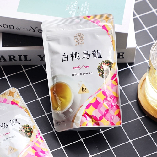 Япония импортирован youxiang чайный дом Peach Bai Tao Bao Tea Bud холодный чай пузырь фрукты фрукты ароматные 10 мешков