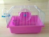 Бесплатная доставка Odaya Hamster Cage Cage Listed Cage Простая портативная внутренняя хомяка поставляет фундамент клетки золотой шелковый медведь клетки