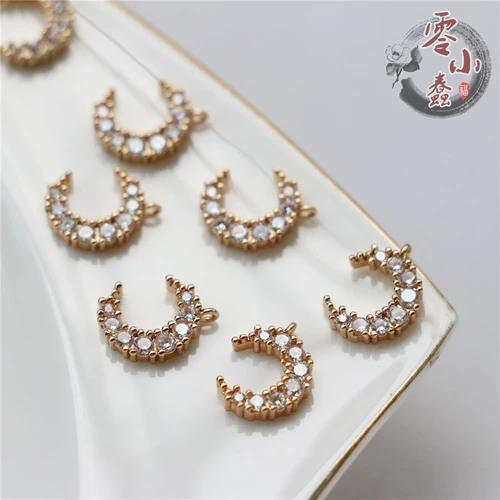 Цирконий, медная подвеска, китайская шпилька ручной работы, микроинкрустация, 11mm