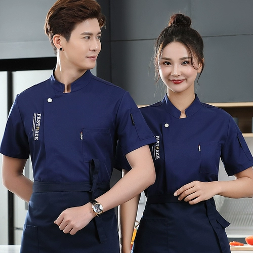 Дышащая шелковая летняя одежда для работы, рабочая одежда, короткий рукав