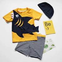 Đồ bơi trẻ em trai Tide Split Shark Hàn Quốc Baby Baby Boys với Swimwear Swimwear Sunscreen Vacation Swimwear đồ bơi cho be gái 8 tuổi