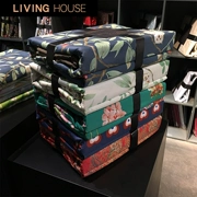 Living house60 Tribute satin dài bông chủ yếu bông bốn mảnh cotton Mỹ 1,8m bộ đồ giường - Bộ đồ giường bốn mảnh