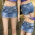 2017 mùa hè và mùa thu mới quần short denim của phụ nữ váy Hàn Quốc phiên bản của eo stretch Slim chống ánh sáng váy hot quần Quần jean