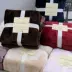 Mùa đông dày flannel san hô fleece chăn chăn sheets sofa chăn đóng dấu bằng văn phòng giản dị chăn