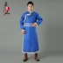 Truyền thống nam Mông Cổ áo thu đông da hoẵng dày ấm Mông Cổ quần áo áo Mông Cổ cuộc sống hàng ngày