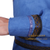 Mông cổ quần áo nam Mông Cổ gown thiểu số Mông Cổ trang phục da con hoăng của nam giới áo choàng màu xanh Trang phục dân tộc
