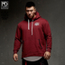 MuscleDog Muscle Dog Tide thương hiệu thể thao mùa đông và giải trí thể dục lỏng lẻo áo hoodie trùm đầu áo len áo len nam - Thể thao lông cừu / jumper áo hoodie nam form rộng Thể thao lông cừu / jumper