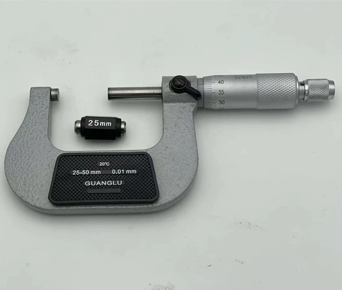 Micromet đường kính ngoài Quế Lâm chính hãng 0-25-50-75-100-125-150-175-200-225-250-275 thước micrometer công dụng của panme Panme đo ngoài