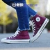 Converse Converse 1970s Samsung tiêu chuẩn rượu vang đỏ cao và thấp đôi nam nữ đôi giày vải giản dị 162051C