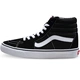 Vans sk8-hi cao để giúp người mẫu cổ điển màu đen và trắng lông nam và giày vải thông thường giày skate VN0D5IB8C