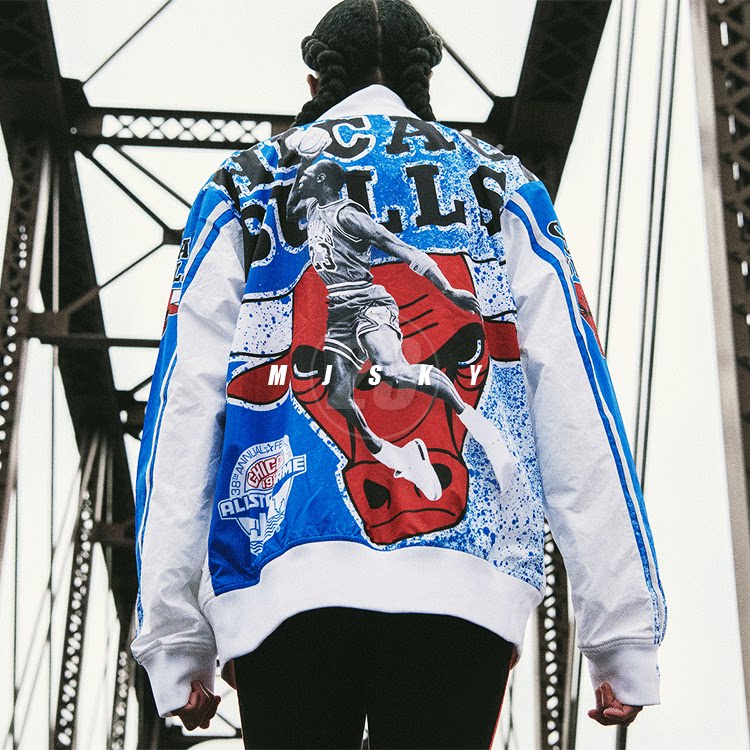 Spot · S code | Jordan 20SS MITCHELL & ISS joint bulls jacket jacket
