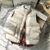 17 mùa thu và mùa đông chính đẩy vest vest Hồng Kông gió bông vest giản dị vest 311A-1-MJ01p70 Áo vest cotton
