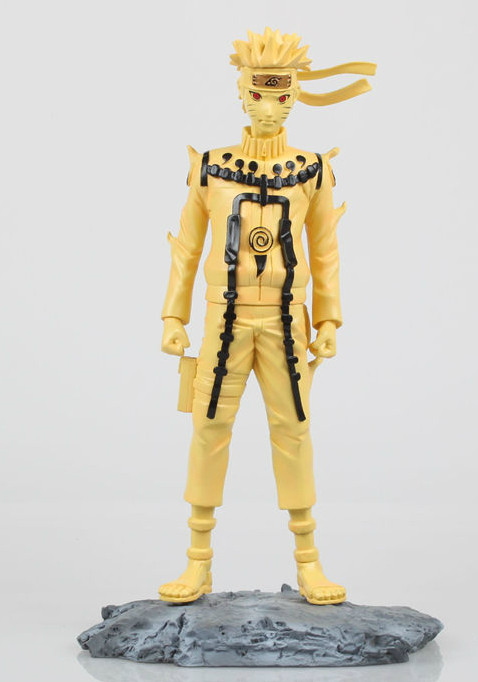 批发 火影忍者疾风传 漩涡鸣人九尾化 金色鸣人 手办公仔模型