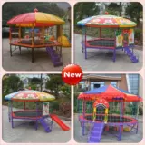 Уличный батут для детского сада для прыжков для взрослых, оборудование для парков развлечений