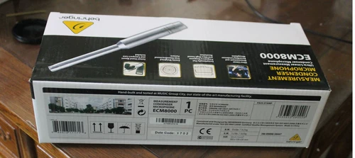 Behringer/Belling ECM8000 Полно -направляющий тест Capyata Test Sound Micro Micro Micro