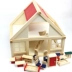 Nhà loạt mô phỏng Nhà nhỏ lắp ráp cảnh nhà trẻ giáo dục sớm câu đố đồ chơi gấp gỗ xe đồ chơi Đồ chơi gia đình