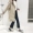 Hàn Quốc phiên bản của mùa xuân của phụ nữ tính khí trong phần dài của lỏng áo gió áo khoác phù hợp với cổ áo một khóa sinh viên chic gió áo khoác áo khoác nữ cao cấp