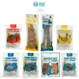 Mimi Pet Cats и собачьи закуски замороженные курицы утиные рыба, пирожные из говяжьего торта, жареное куриное говяжий рулон утиный грудый мясо