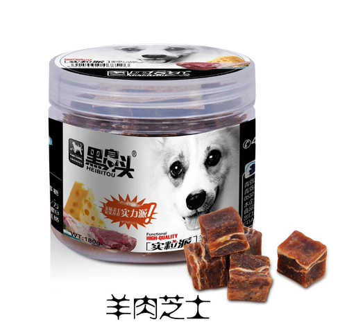 Черно -ноза голова, придиранная куриная утка мясо сбрызнить закуски для собак щенки, шлифование зубов, собака чисто мясо, закуски, 300 г, 300 г