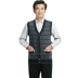 Mùa thu và mùa đông mới trung niên của nam giới len vest trung niên cha nạp V-Cổ dệt kim len cardigan không tay vest