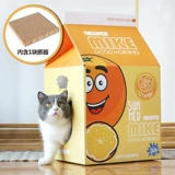 Домик, коробка, износостойкая вилла, кот, осенний