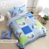 Cotton appliqué quilted trẻ em bé trai trải giường mềm quilt 1,2 m quilted tấm trải giường hai bộ Trải giường