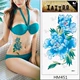 Bài nữ hình xăm không thấm nước phoenix hoa mẫu đơn flowers painted hình xăm cơ thể Hàn Quốc dán bộ 8