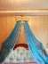 Phong cách Hàn Quốc đơn giản trang trí công chúa giường trampoline rèm giường thanh lịch màu xám cung sợi trang trí với kệ