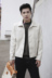 Ifashion của nam giới Hàn Quốc ulzzang Dongdaemun màu rắn màu đen và trắng dụng cụ ve áo áo khoác da áo khoác thủy triều Quần áo lông thú