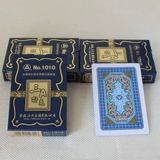 Подлинные три игрока Three A1010 Black Core Paper Poker Propume Card Card Club посвященная целая коробка бесплатная доставка