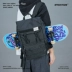 MYE Lựa chọn nghiêm ngặt Thương hiệu Thương hiệu Máy tính không thấm nước Nhật Bản Packpack National Tide Skateboard Backpack Túi sinh viên lớn -Capacity túi du lịch da tui xách du lịch Túi du lịch
