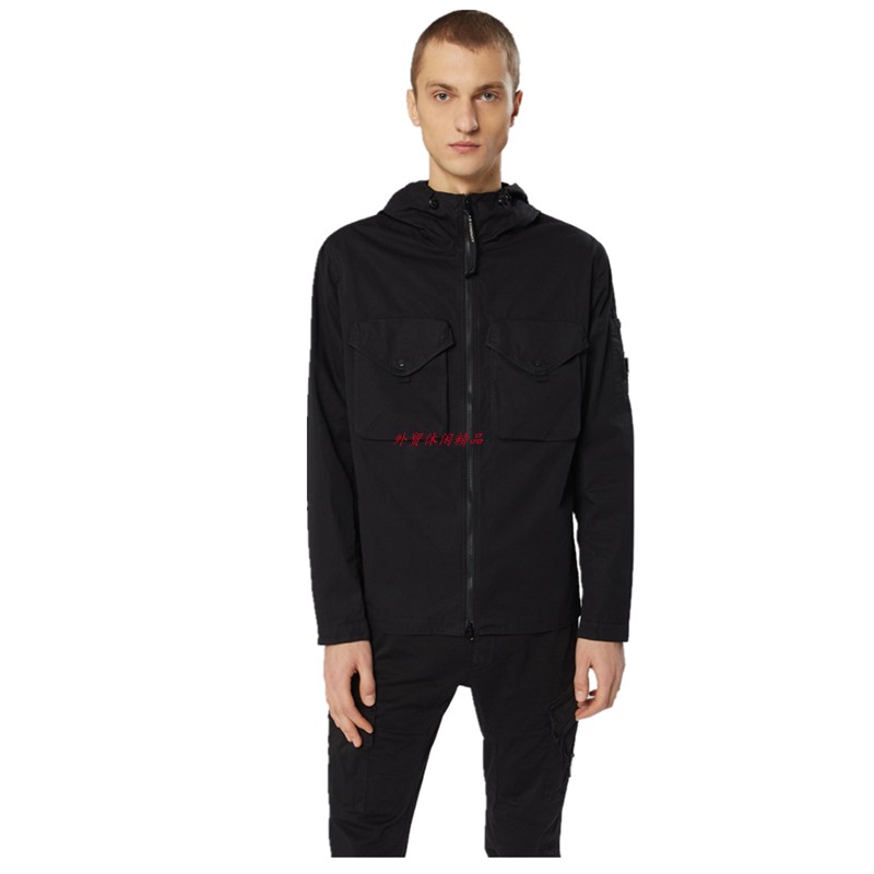 Blacknew pattern cp motion Korean version easy leisure time Cardigan Hooded man men's wear Jacket loose coat youth jacket