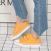 Mùa hè thoáng khí Velcro dính khóa muffin nền tảng giày vải giày của phụ nữ Hàn Quốc thấp để giúp học sinh bình thường board giày thủy triều Plimsolls