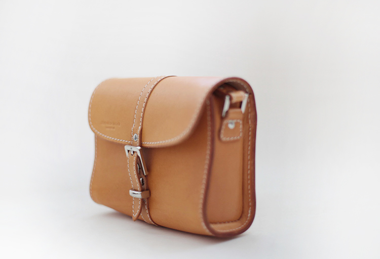 joydivision vintage handmade bag retro square leather bag simple brown - Messenger Bags & Sling Bags - Genuine Leather Brown