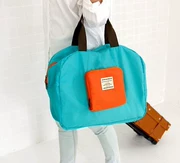 Travel Tote Bag Quần áo không thấm nước gấp túi lưu trữ túi đeo vai Túi xách di động
