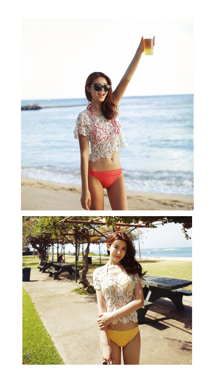 Polyester FashionBikini(white) NHXW0066-white