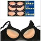 Áo tắm thu thập ngực pad bikini silicone ngực pad áo ngực đồ lót chèn hình định hình bánh bao pad vô hình núm vú nữ Nắp núm vú