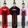 Trang phục quần áo nam Đường triều Hanfu thẳng vào quần áo sâu hiệp sĩ trang phục sân khấu phim và truyền hình nhiếp ảnh tốt nghiệp lớp tốt nghiệp - Quần áo ngoài trời áo khoác dù nữ uniqlo