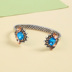 Vintage Bracelet Phụ nữ phong cách châu Âu và Mỹ cung cấp trang phục khí chất kim cương đá quý cũ lạnh vòng tay gió vòng dâu tằm cho bé Vòng đeo tay Cuff