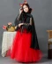 Halloween trẻ em trình diễn trang phục cho bé gái 2023 bé gái công chúa phù thủy cosplay cosplay hiệu suất