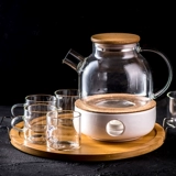 Травяной чай, чайный сервиз, глянцевый ароматизированный чай, заварочный чайник, японский комплект, послеобеденный чай, свеча, фруктовый чай