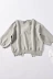 [8.11 Sống] H ¥ 1 vòng cổ tay áo hoang dã áo len mùa thu cá tính strapless lại áo thun top Vòng cổ áo len